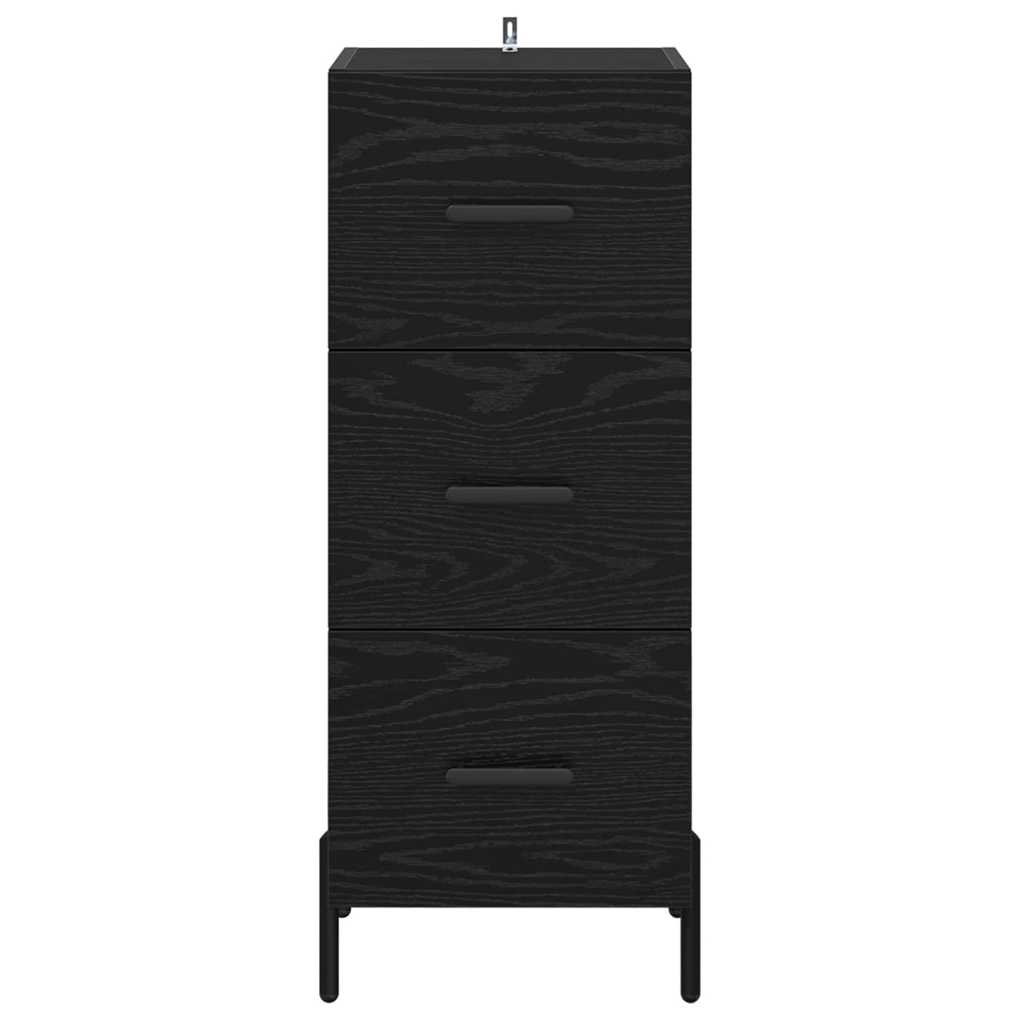 Serviesskap Svart eik 34 x 34,5 x 90 cm Konstruert tre