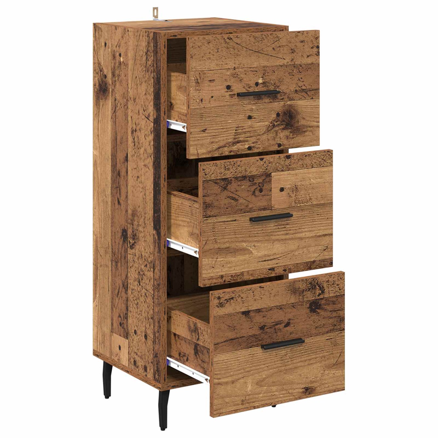 Serviesskap Gammelt tre 34 x 34,5 x 90 cm Konstruert tre