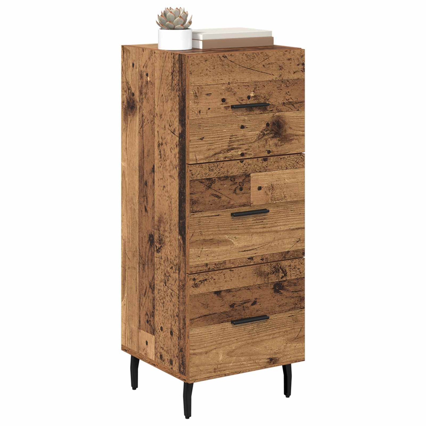 Serviesskap Gammelt tre 34 x 34,5 x 90 cm Konstruert tre