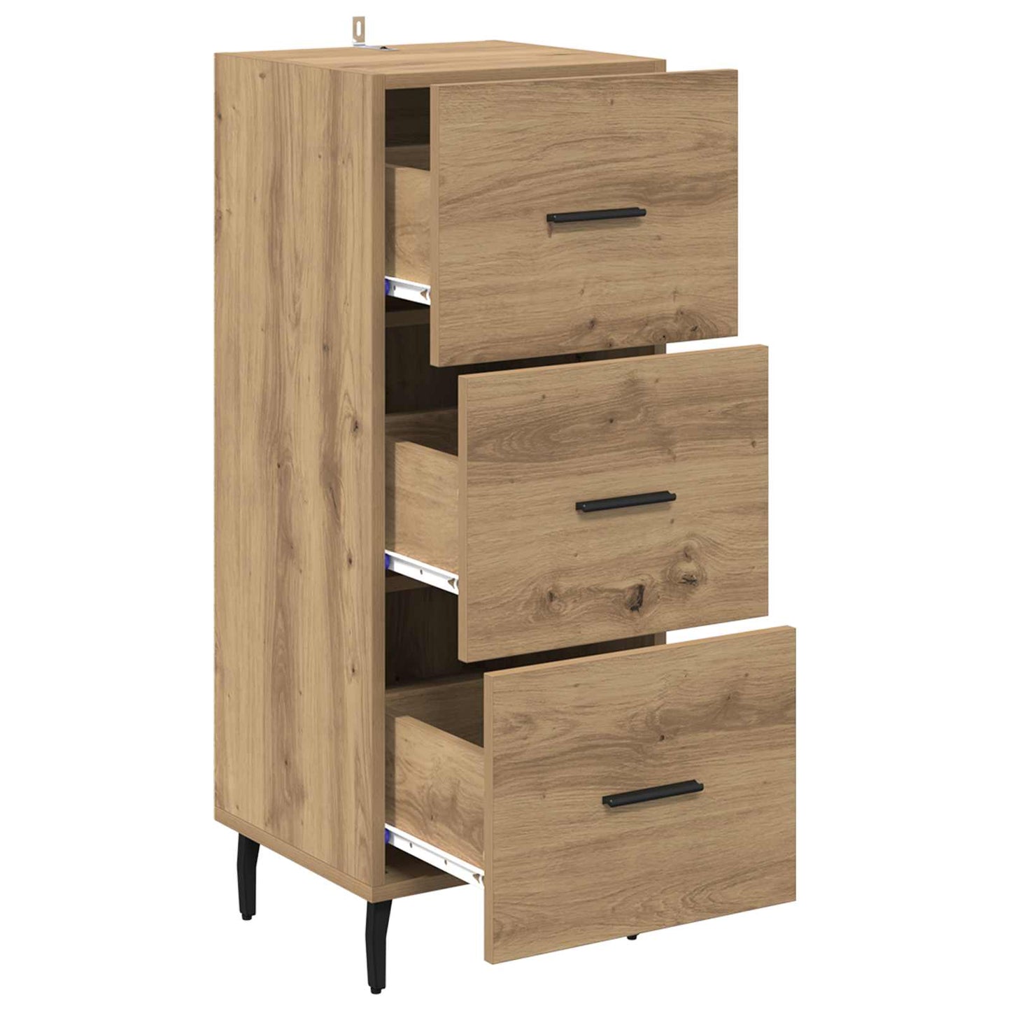 Serviesskap artisan eik 34 x 34,5 x 90 cm Konstruert tre