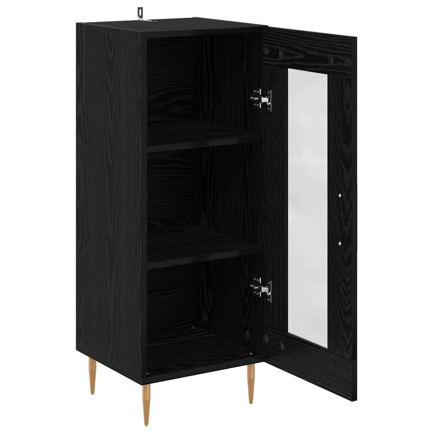 Serviesskap Svart eik 34 x 34,5 x 90 cm Konstruert tre