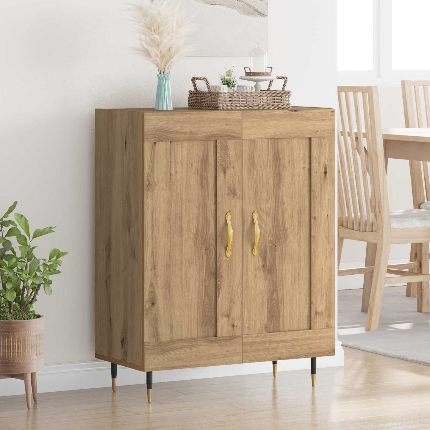 Serviesskap Artisan Eik 69,5 x 34 x 90 cm Konstruert tre