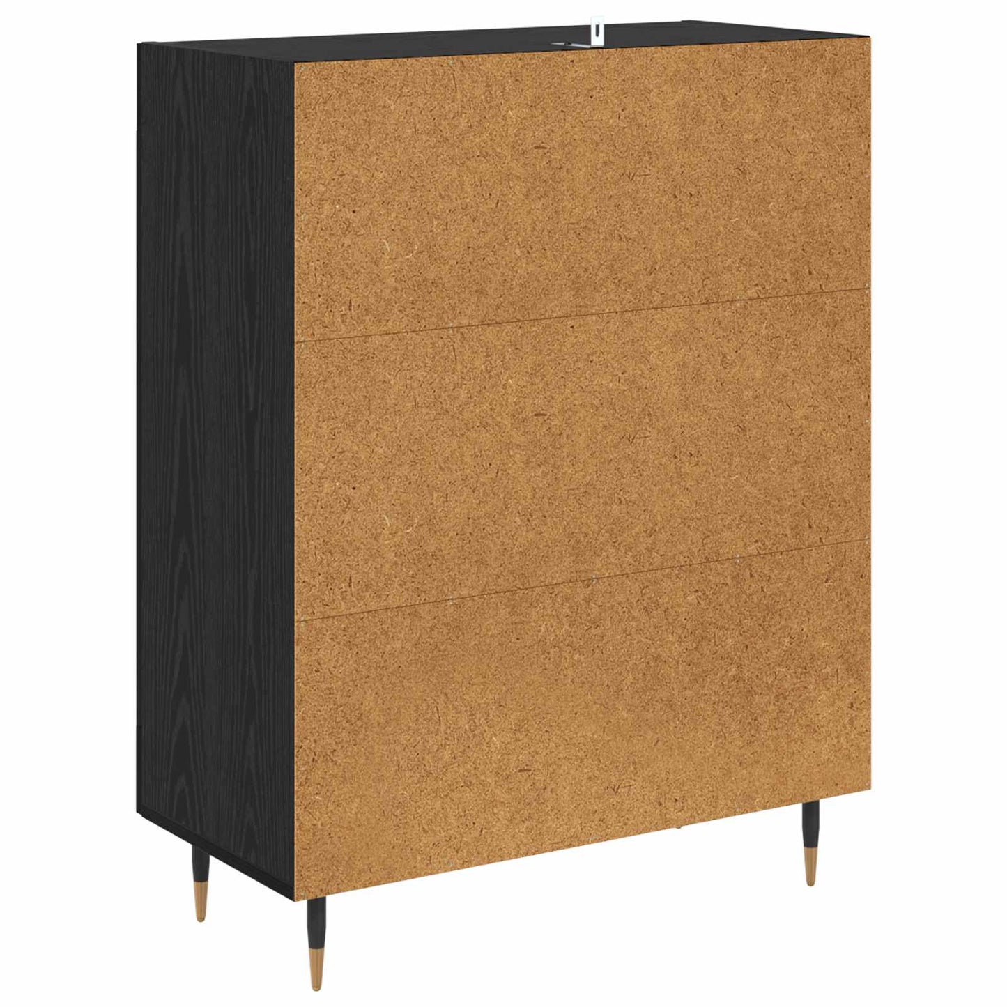 Serviesskap Svart Eik 69,5 x 34 x 90 cm Konstruert tre