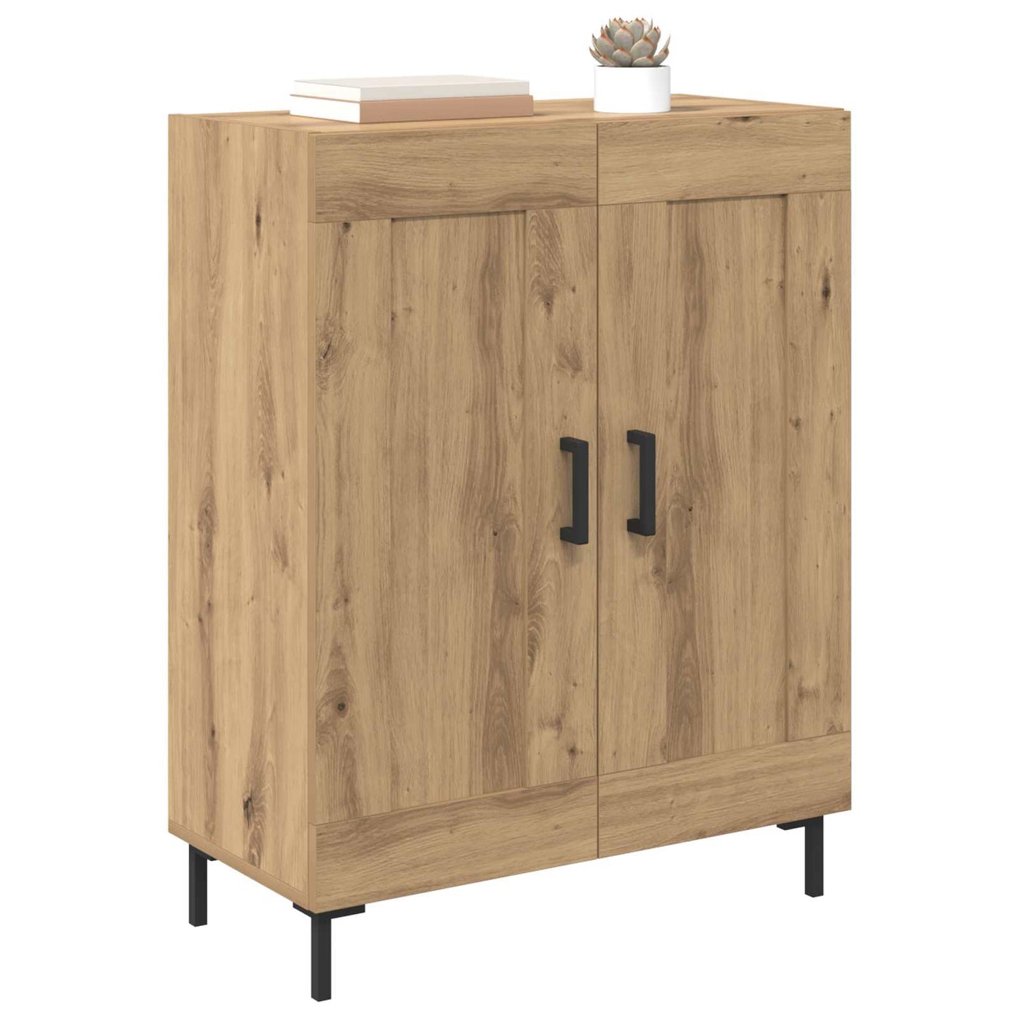 Serviesskap Artisan Eik 69,5 x 34 x 90 cm Ingeniørtre og jern
