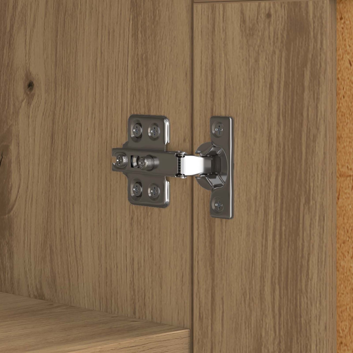 Serviesskap Artisan Eik 69,5 x 34 x 90 cm Ingeniørtre og jern
