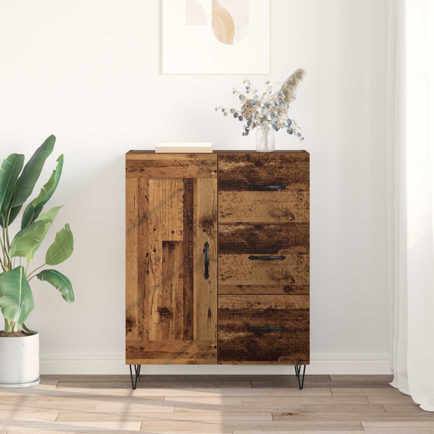 Serviesskap Gammelt tre 69,5 x 34 x 90 cm Konstruert tre