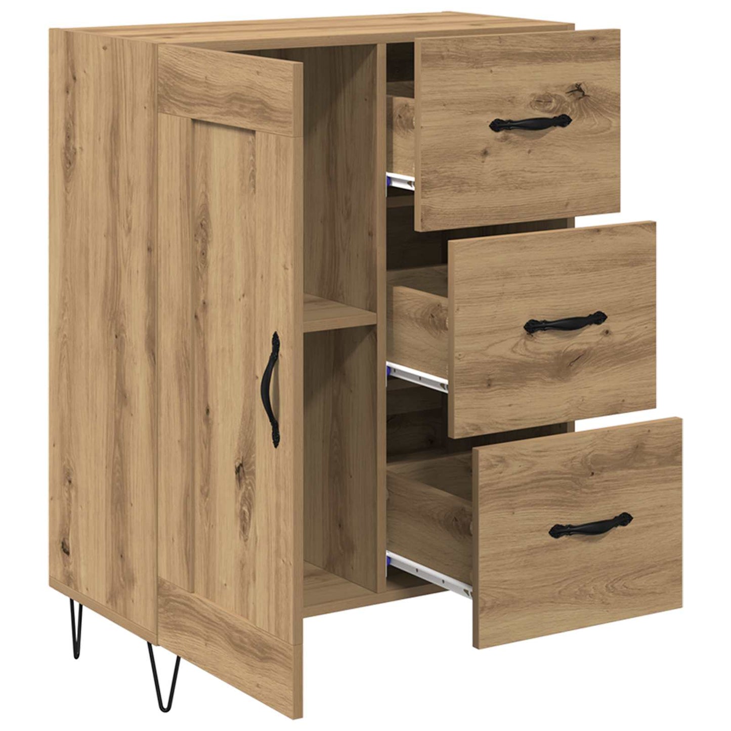 Serviesskap Artisan Eik 69,5 x 34 x 90 cm Konstruert tre