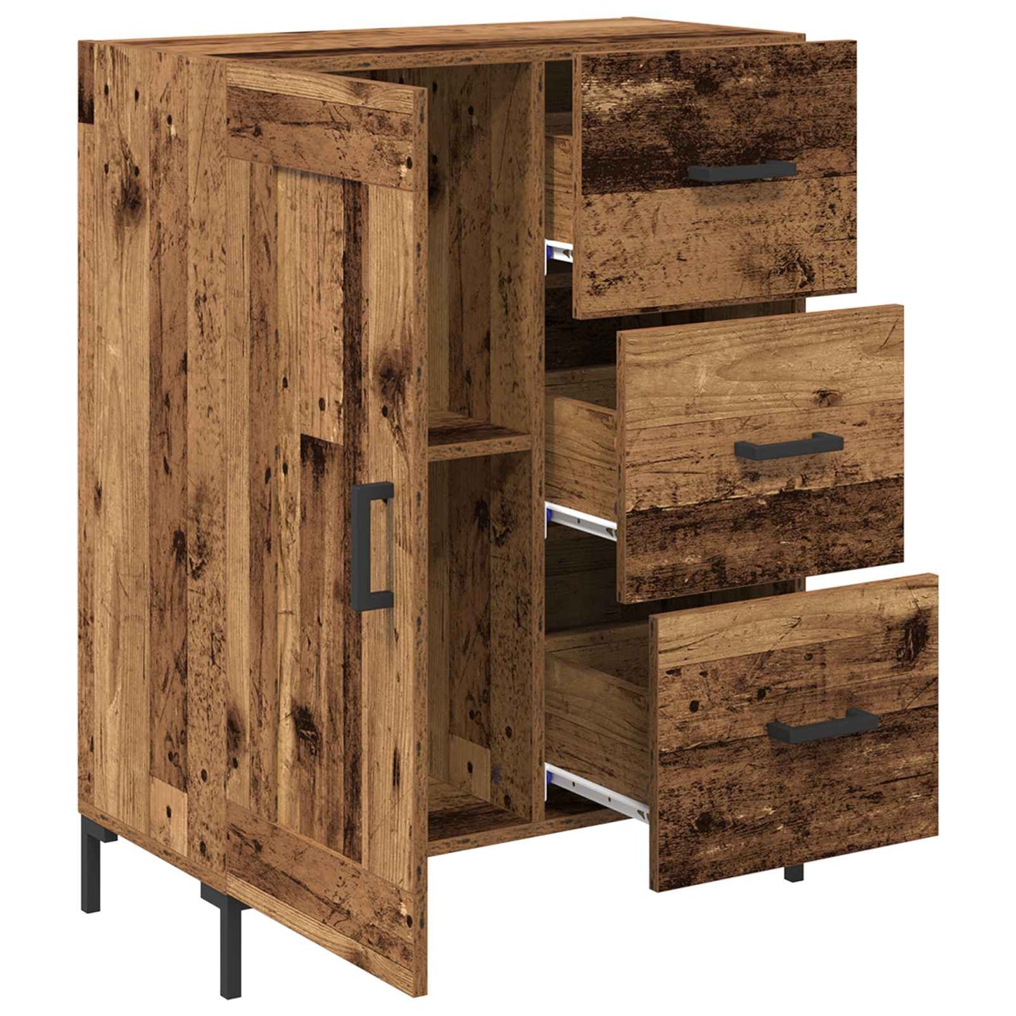 Serviesskap Gammelt tre 69.5 x 34 x 90 cm Konstruert tre