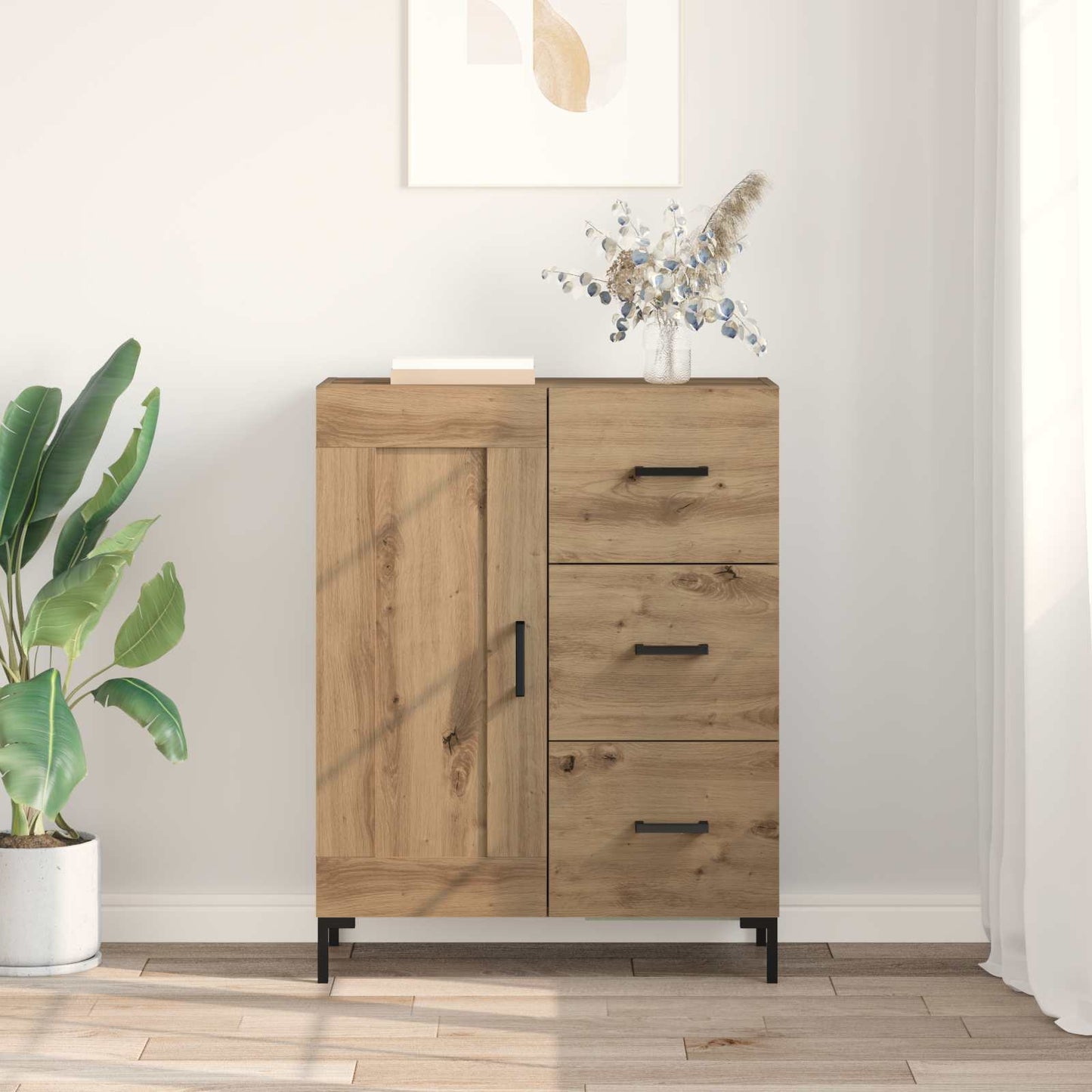 Serviesskap artisan eik 69.5 x 34 x 90 cm Konstruert tre