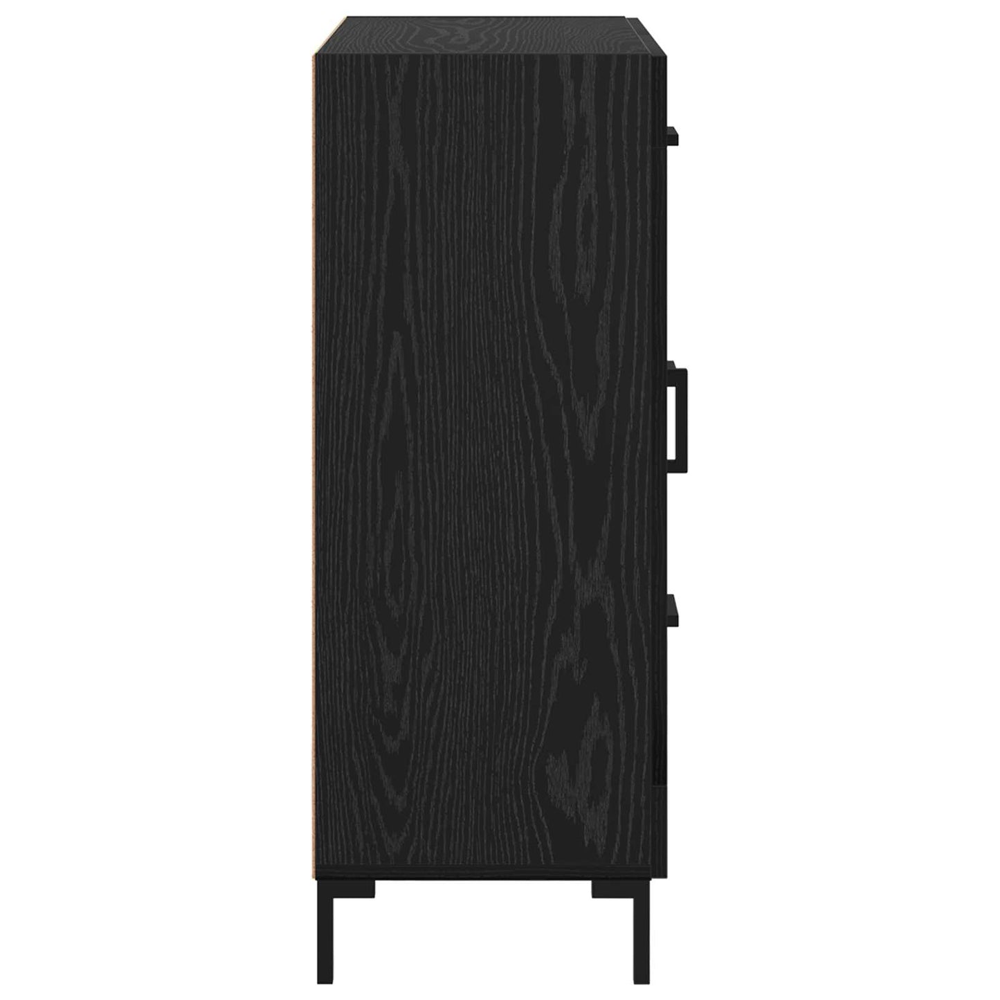 Serviesskap Svart eik 69.5 x 34 x 90 cm Konstruert tre