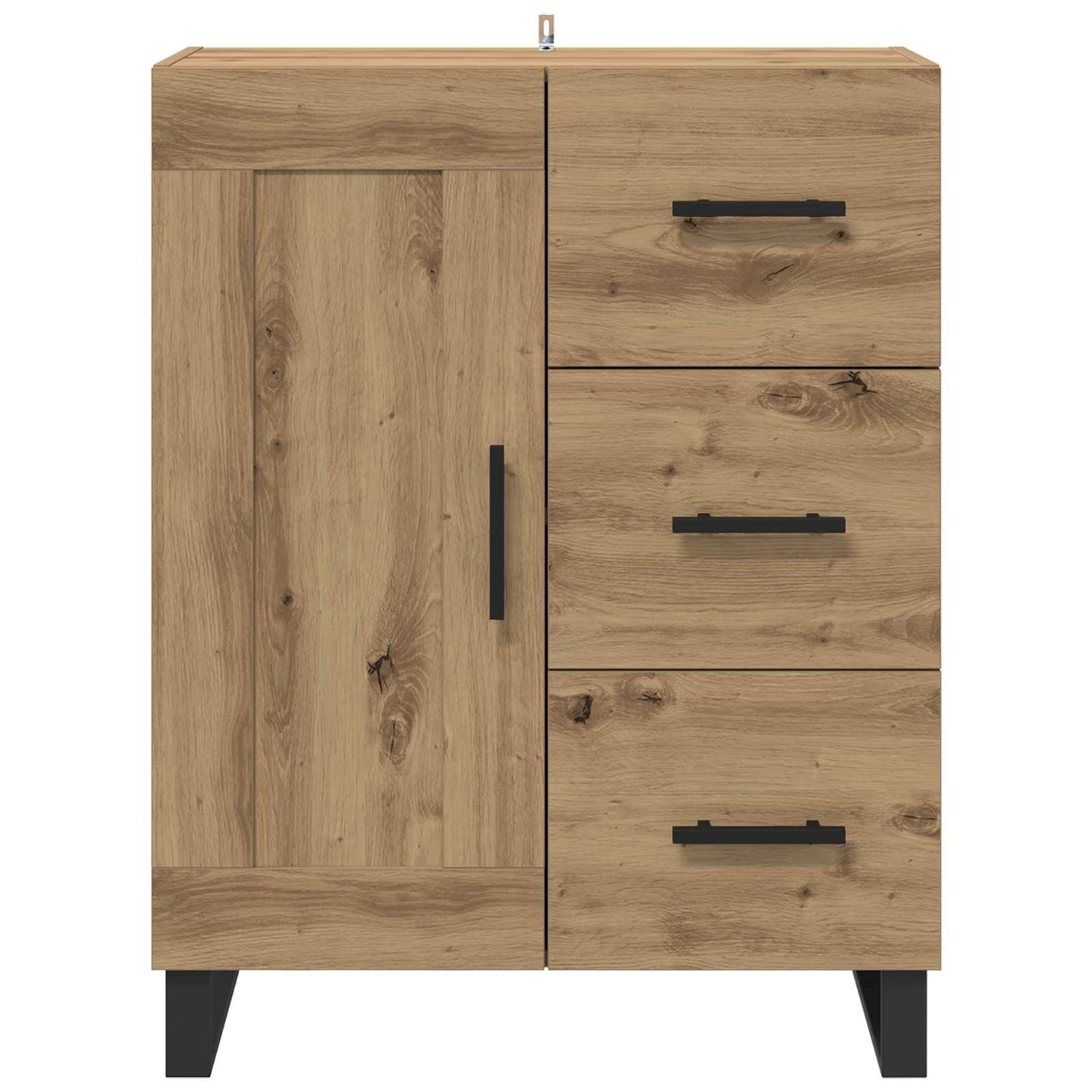 Serviesskap Artisan Eik 69,5 x 34 x 90 cm Ingeniørtre og jern