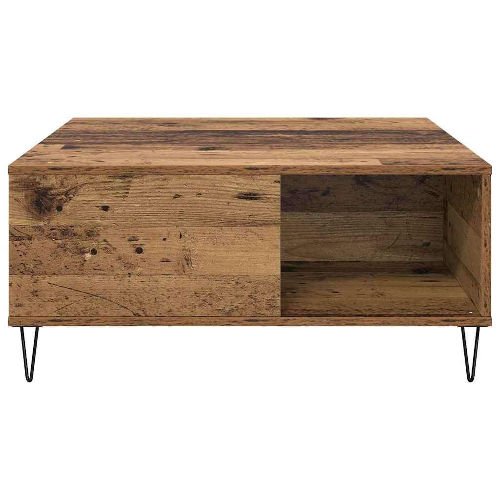 Kaffebord Gamle tre 80 x 80 x 36,5 cm Konstruert tre