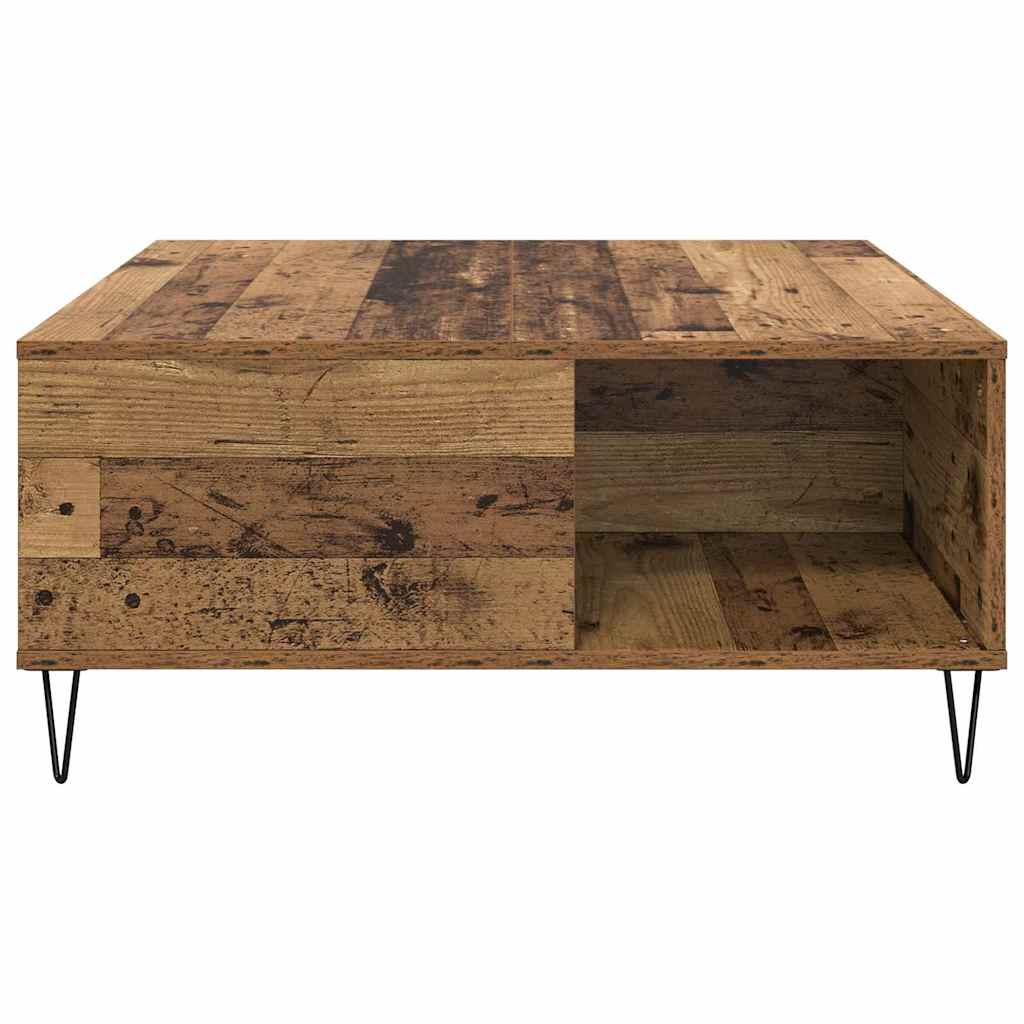 Kaffebord Gamle tre 80 x 80 x 36,5 cm Konstruert tre