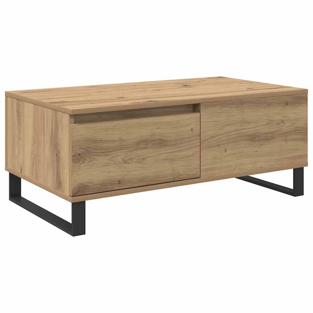 Kaffebord Artisan Eik 90 x 50 x 36,5 cm Konstruert tre