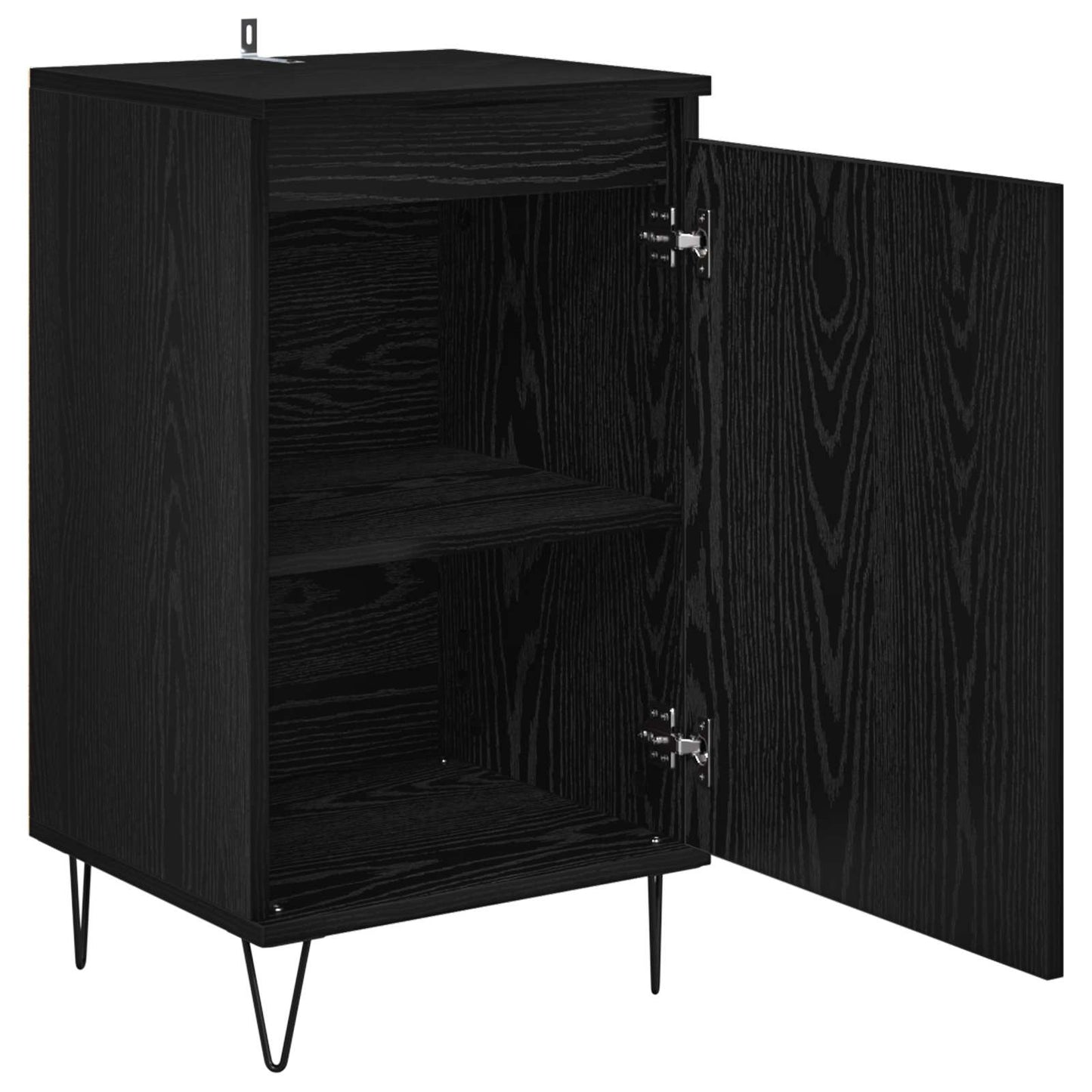 Serviesskap Svart Eik 40 x 35 x 70 cm Konstruert tre