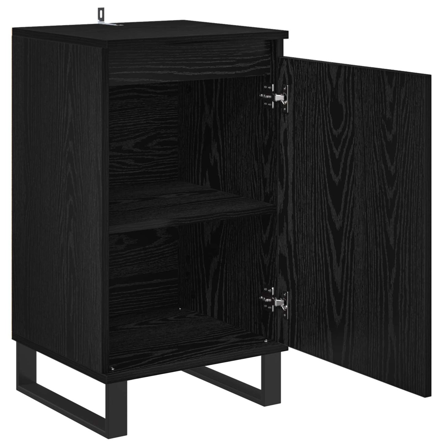 Serviesskap Svart Eik 40 x 35 x 70 cm Konstruert tre