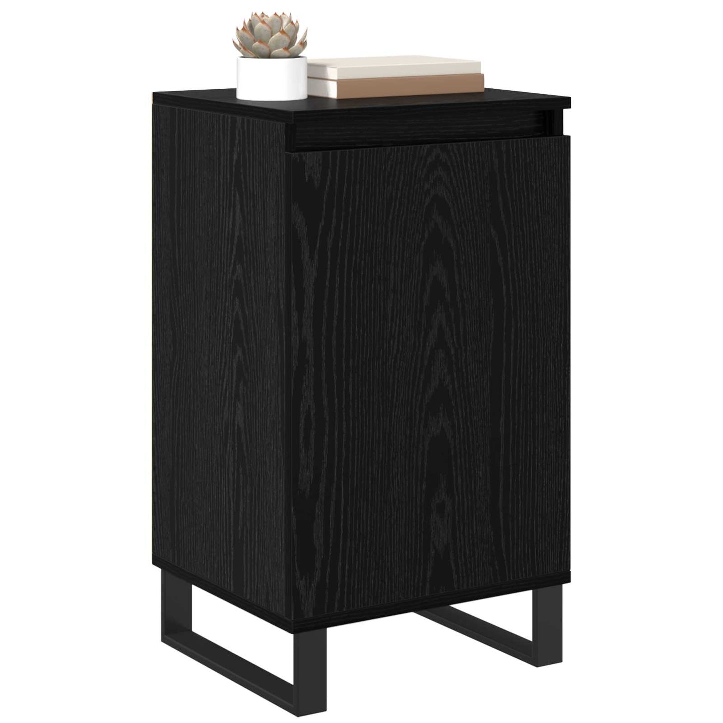 Serviesskap Svart Eik 40 x 35 x 70 cm Konstruert tre
