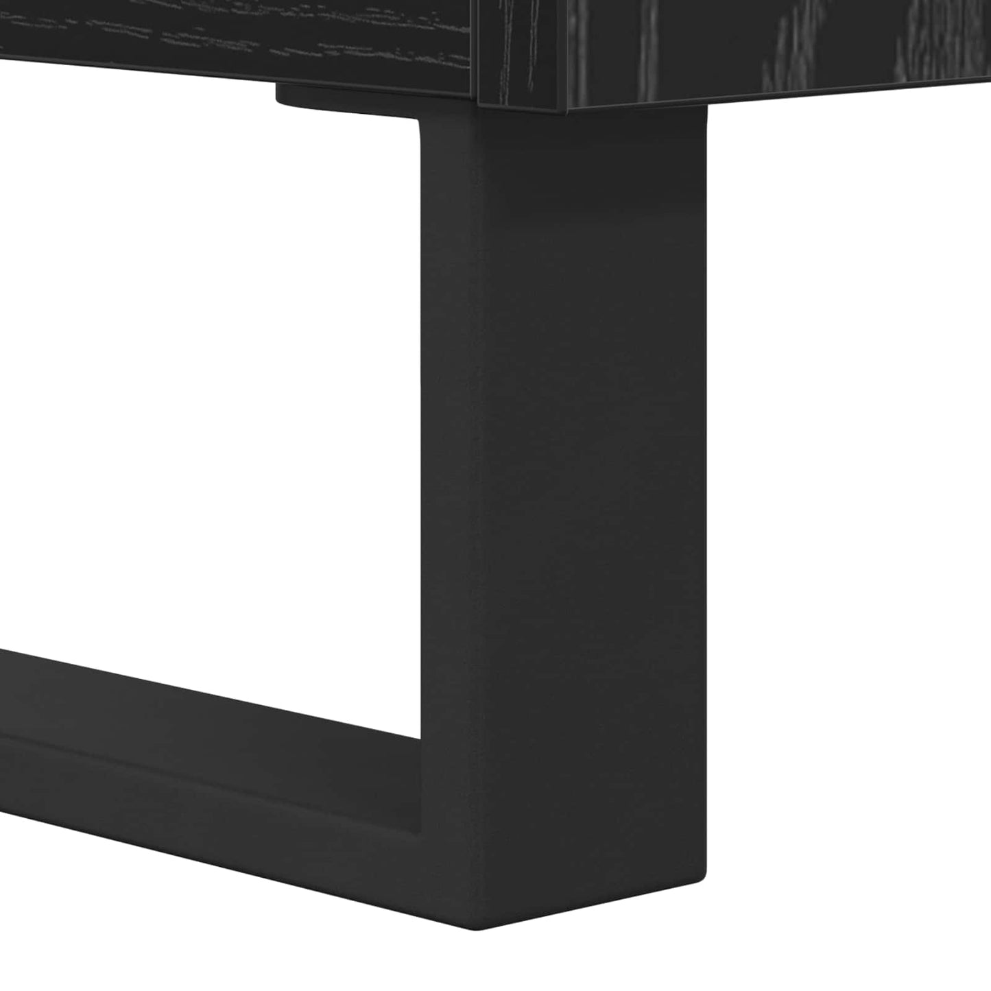 Serviesskap med skuff Svart eik 35 x 40 x 70 cm Konstruert tre