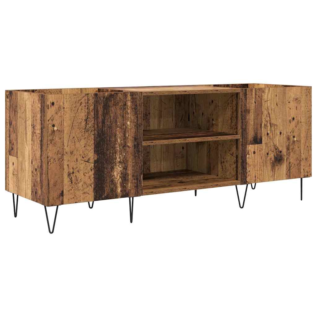 Plateskap Gamle tre 121 x 38 x 48 cm Ingeniørtre og jern