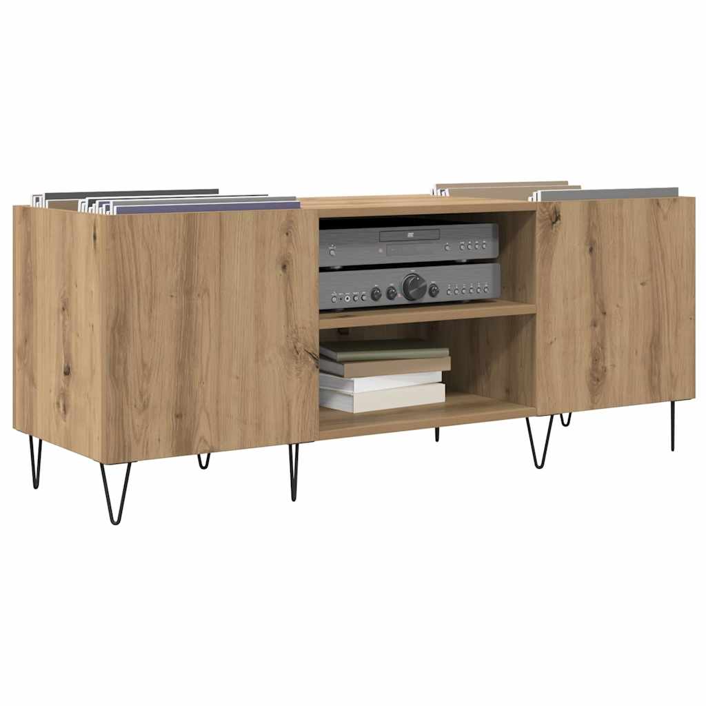 Plateskap Artisan Eik 121 x 38 x 48 cm Ingeniørtre og jern