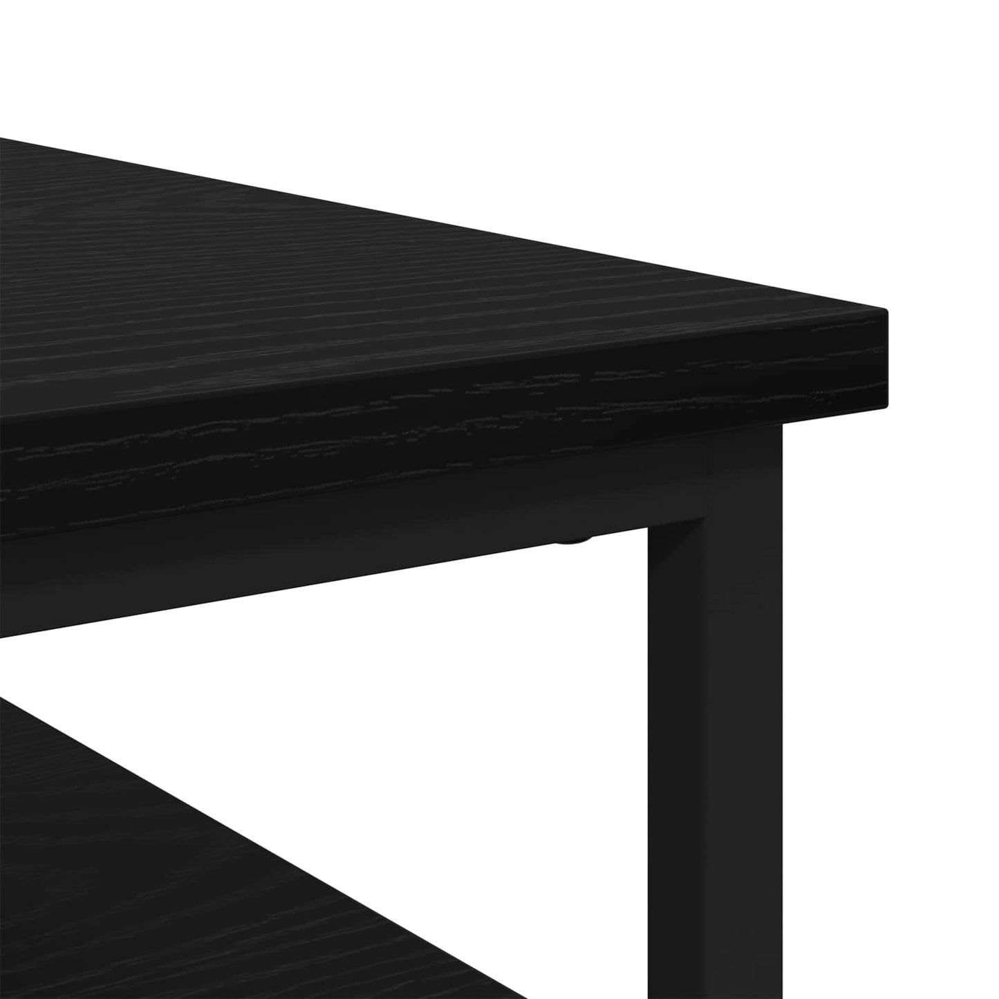 Nattbordskap Svart Eik 40 x 42 x 60cm Konstruert tre