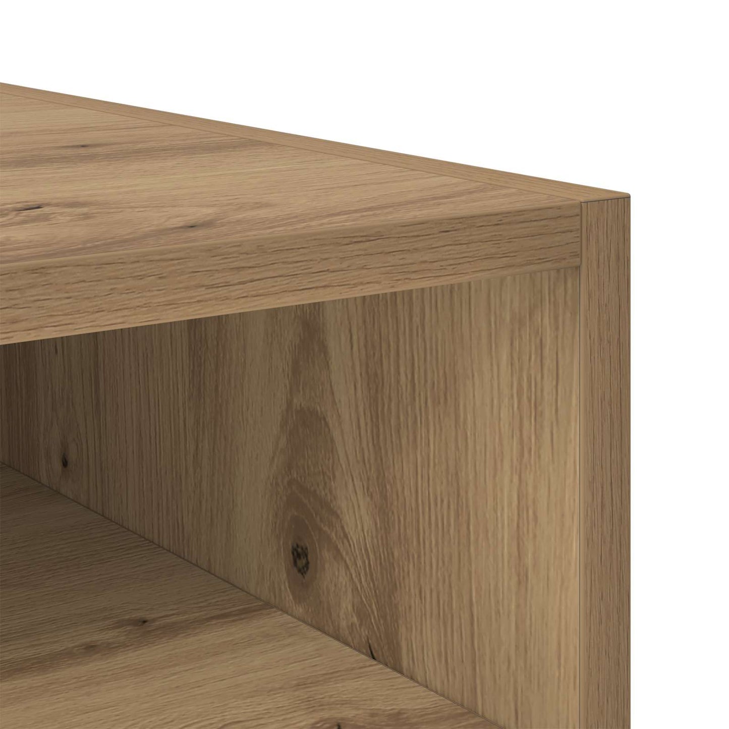 Nattbord 2 pcs Artisan Eik 40 x 40 x 50 cm Konstruert tre