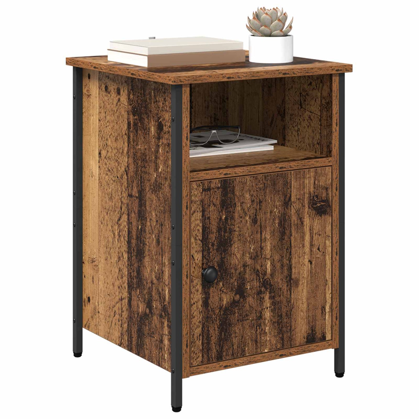 Nattbordskap Gammelt tre 40 x 42 x 60 cm Konstruert tre