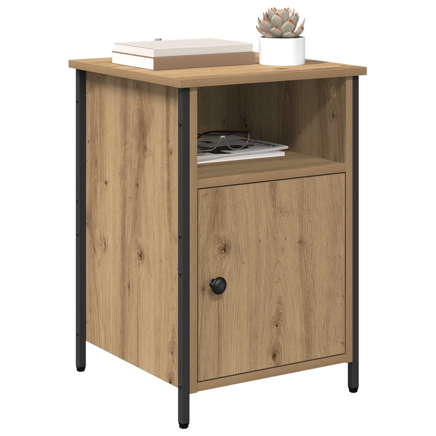 Nattbordskap 2 stk. Artisan Eik 40 x 42 x 60 cm Konstruert tre
