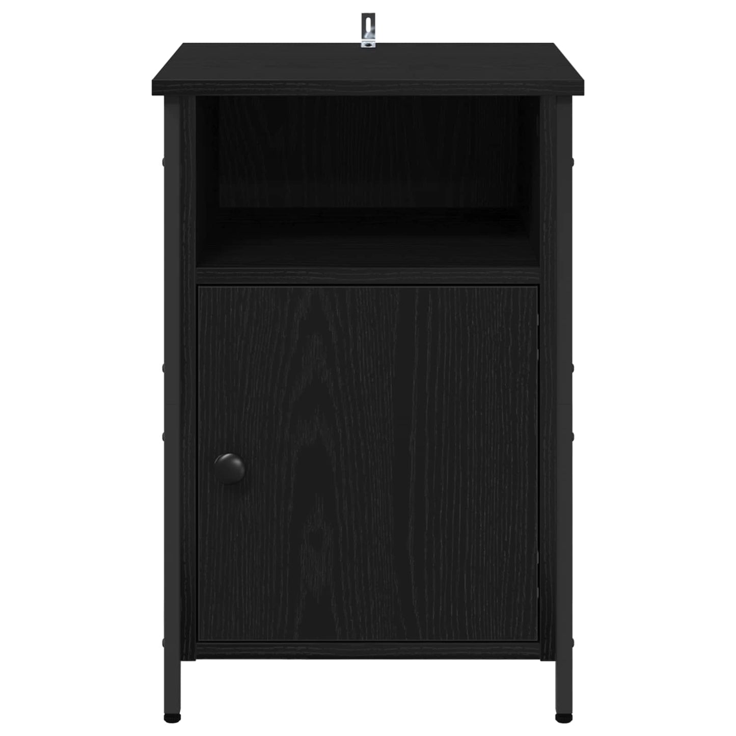 Nattbordskap Svart Eik 40 x 42 x 60 cm Konstruert tre