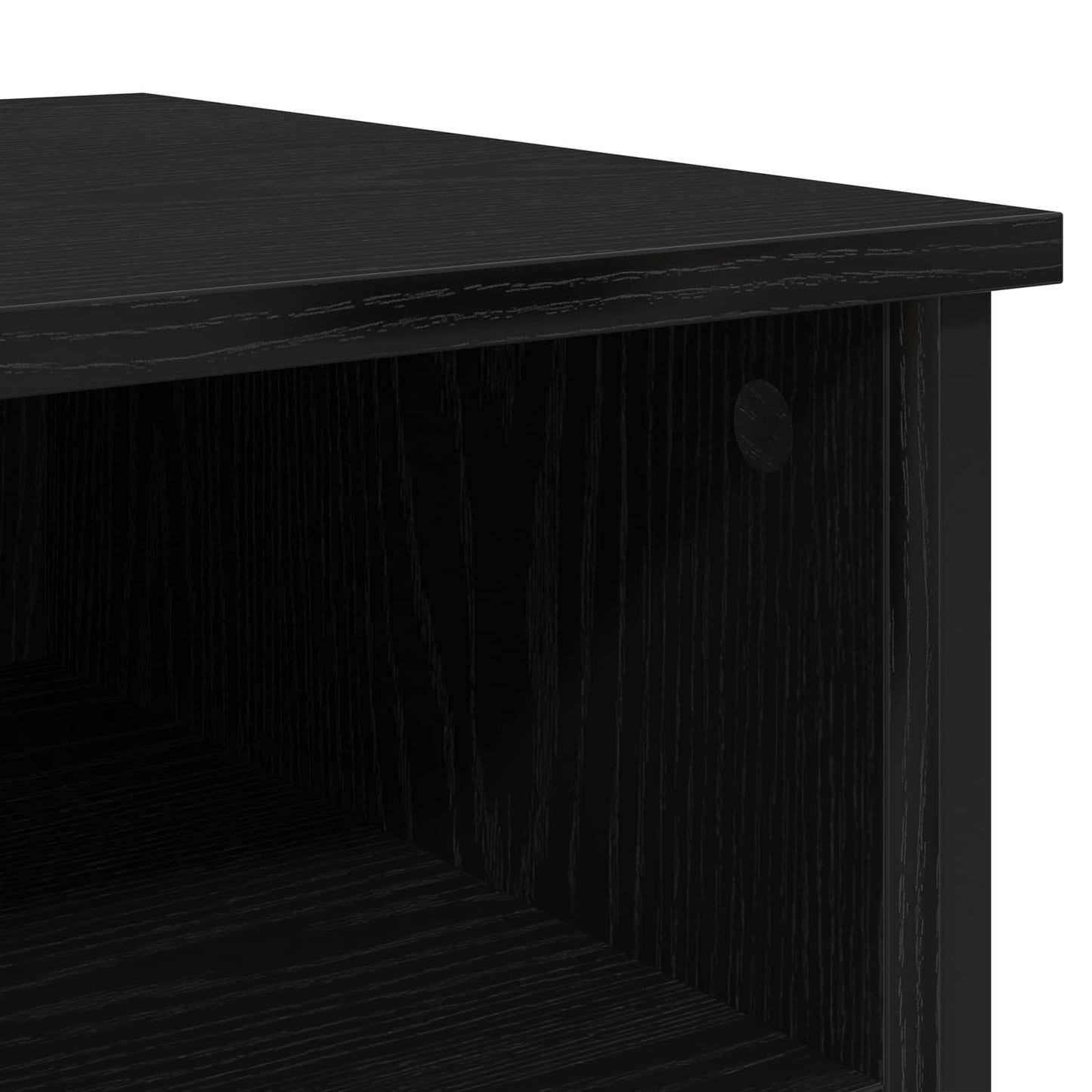 Nattbordskap 2 pcs Svart Eik 40 x 42 x 60 cm Konstruert tre