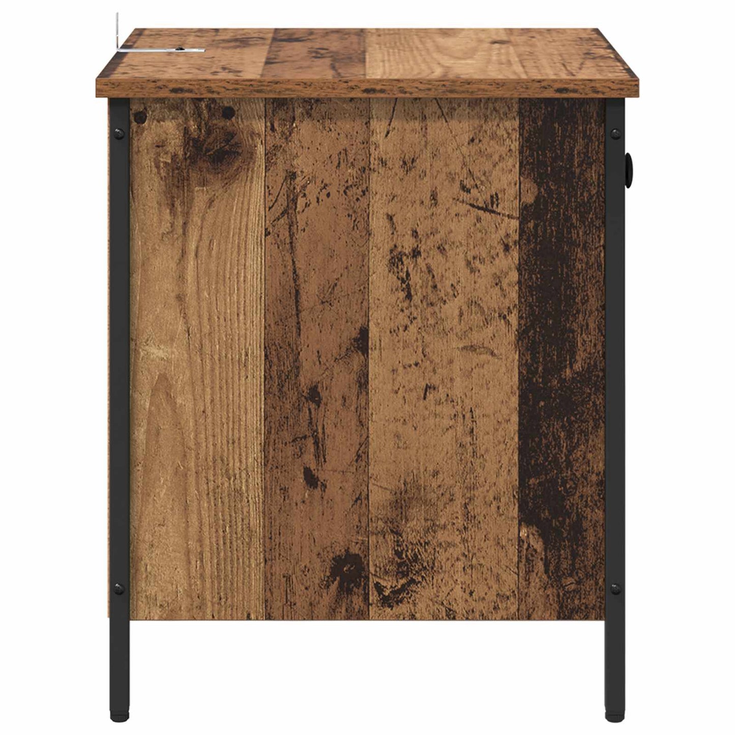 Nattbordskap 2 pcs Gammelt tre 40 x 42 x 50 cm Konstruert tre