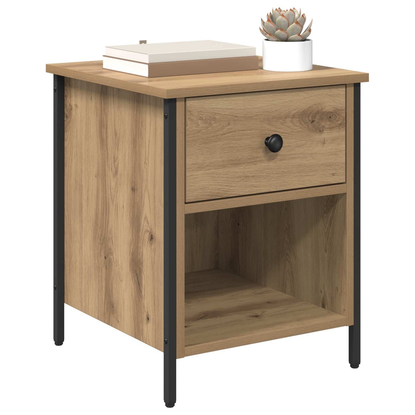 Nattbordskap Artisan Eik 40 x 42 x 50 cm Konstruert tre