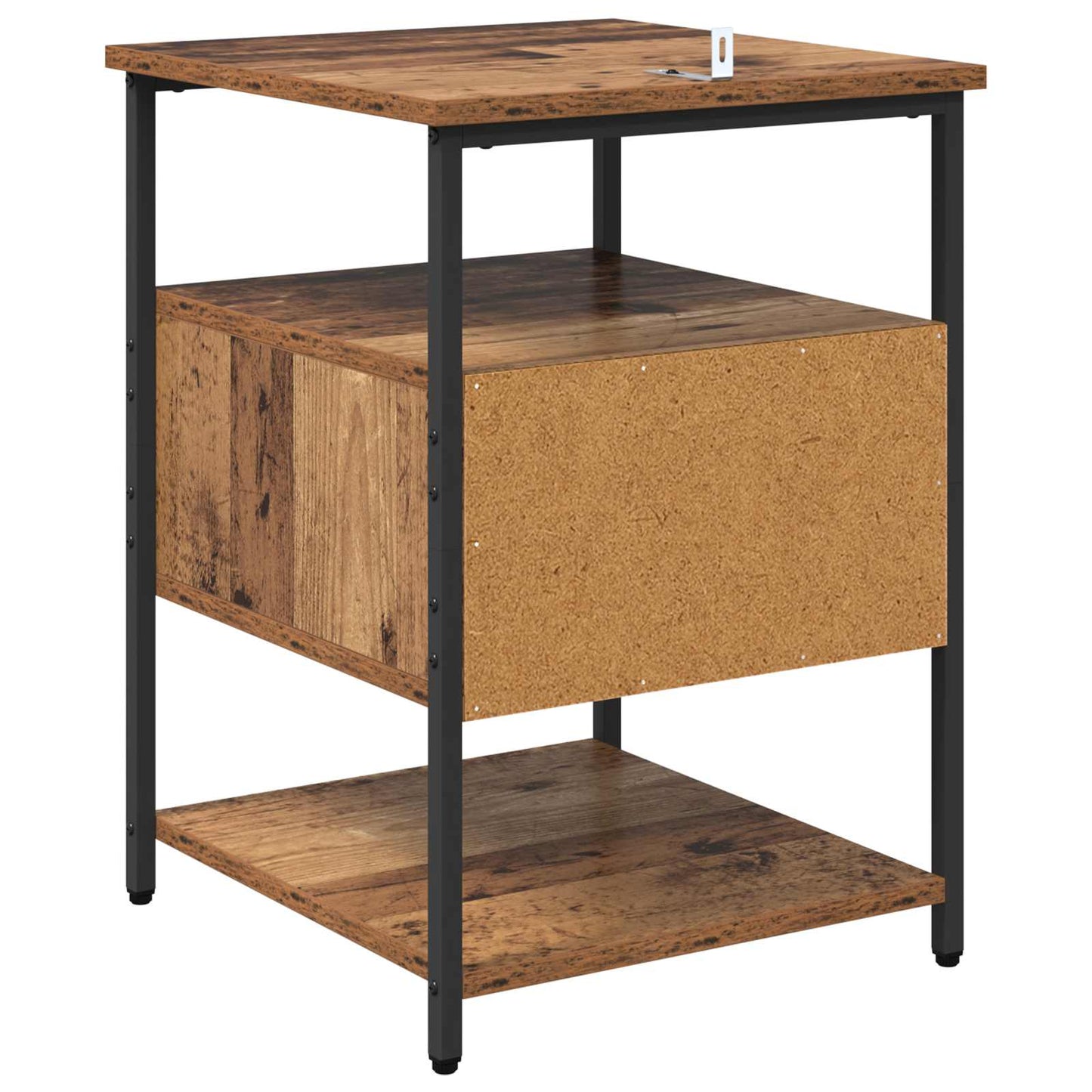 Nattbordskap 2 pcs Gammelt tre 40 x 42 x 56 cm Konstruert tre