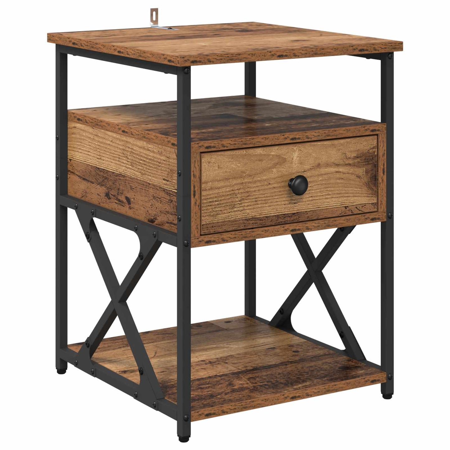 Nattbordskap Gammelt tre 40 x 42 x 55 cm Konstruert tre