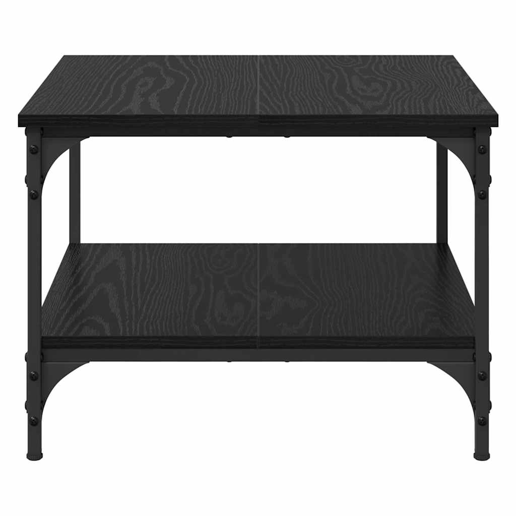Kaffebord Svart Eik 55 x 55 x 40 cm Konstruert tre