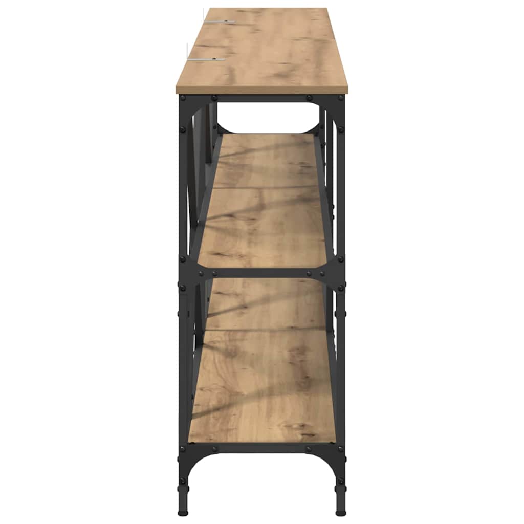 Konsollbord Artisan Eik 180 x 30 x 75 cm Konstruert tre