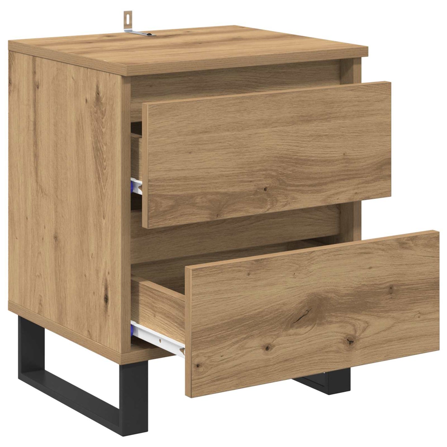 Nattbordskap 2 stk. Artisan Eik 40 x 35 x 50 cm Konstruert tre
