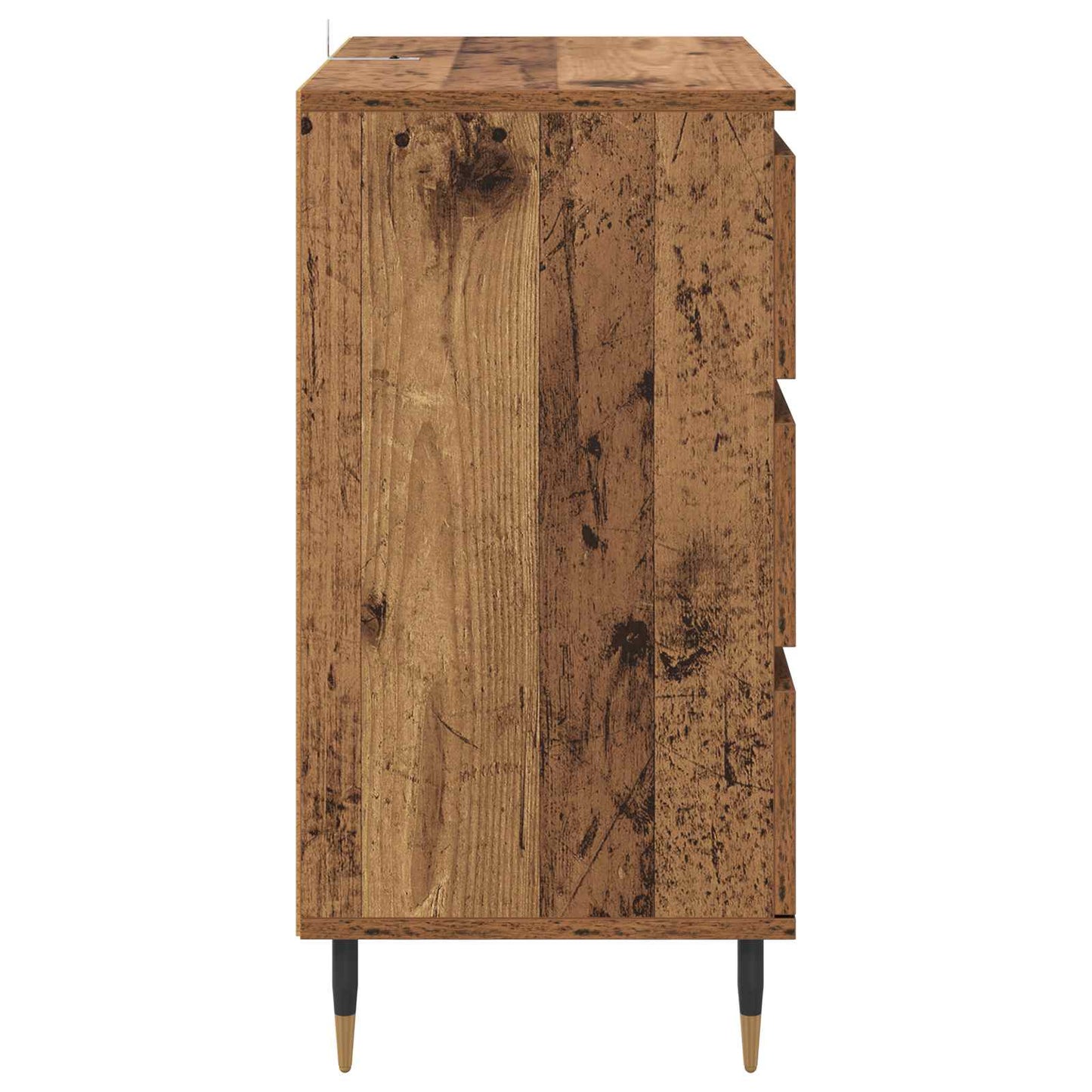 Serviesskap med skuff Gamle tre 60 x 35 x 70 cm Konstruert tre