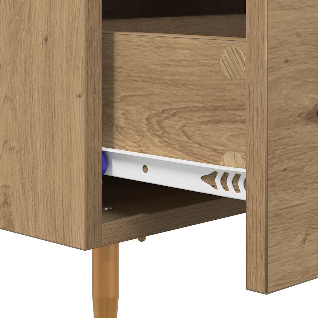 Nattbordskap Artisan Eik 40 x 35 x 47,5 cm Konstruert tre