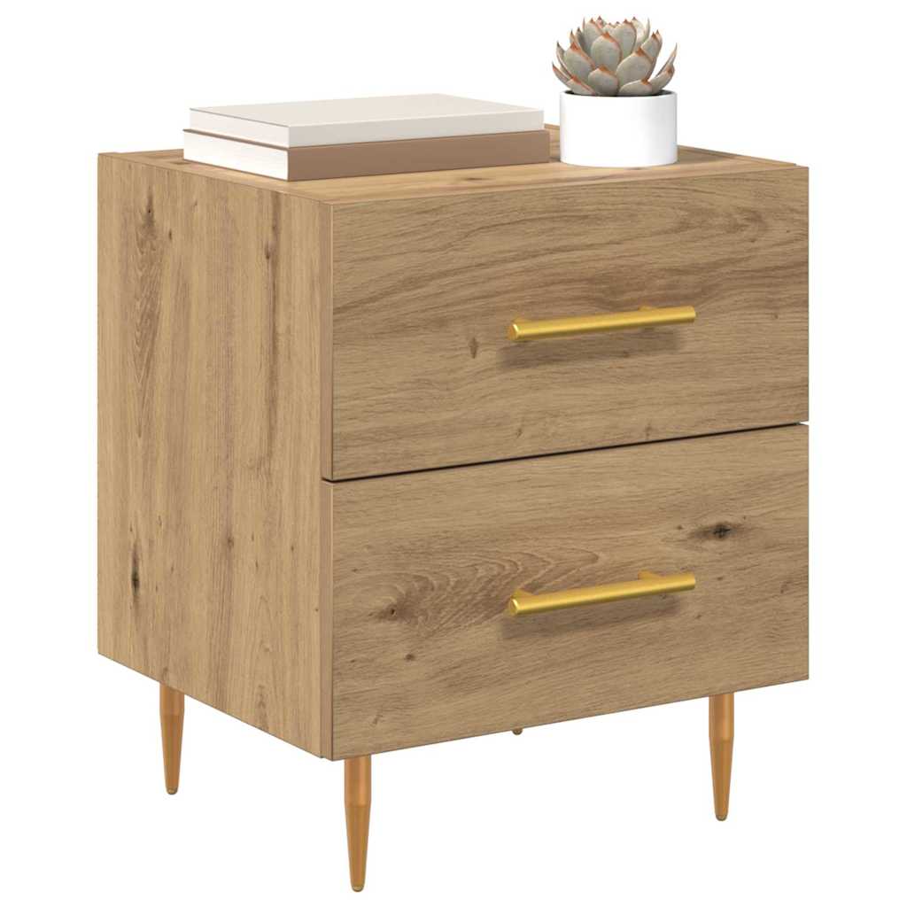 Nattbordskap Artisan Eik 40 x 35 x 47,5 cm Konstruert tre