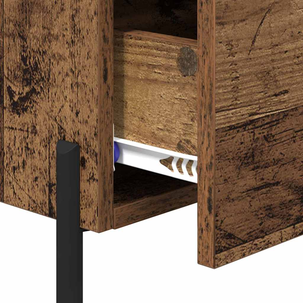 Nattbordskap Gammelt tre 40 x 35 x 47,5 cm Konstruert tre
