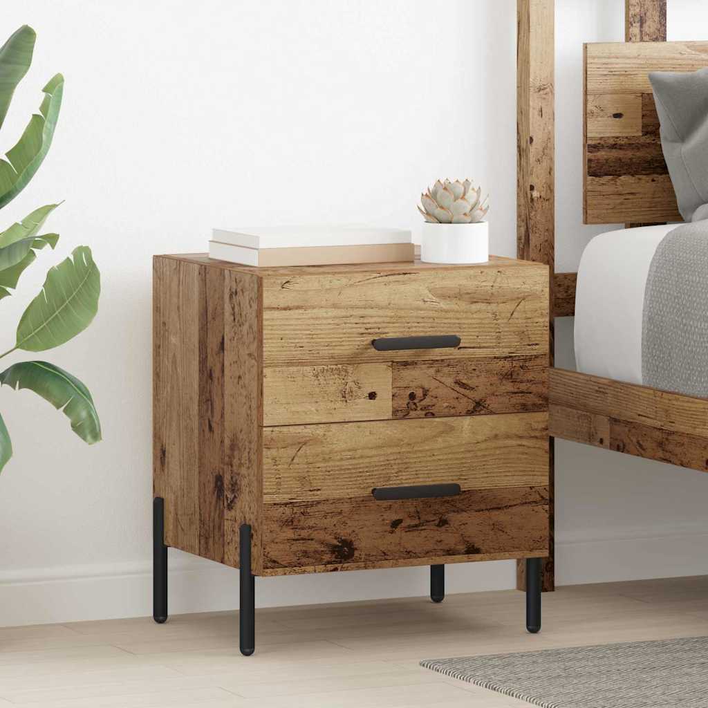 Nattbordskap Gammelt tre 40 x 35 x 47,5 cm Konstruert tre