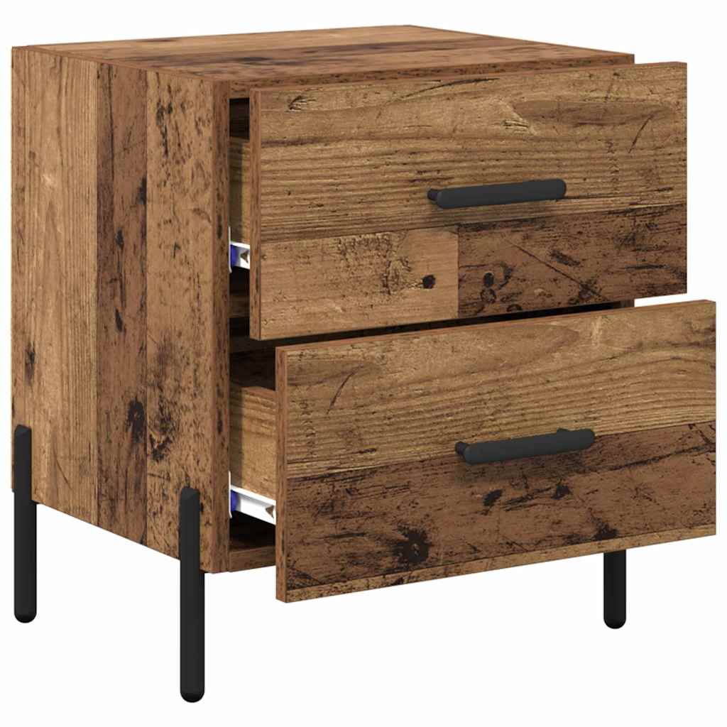 Nattbordskap Gammelt tre 40 x 35 x 47,5 cm Konstruert tre