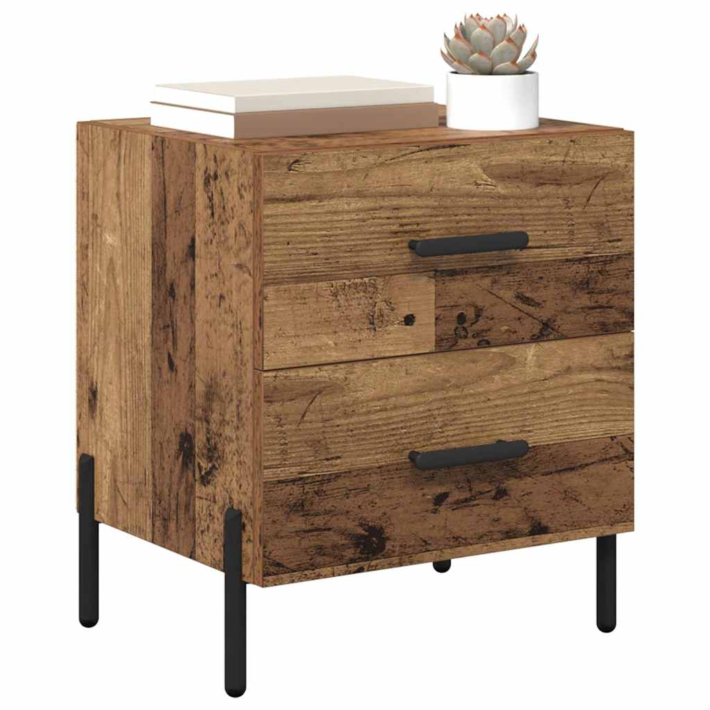 Nattbordskap Gammelt tre 40 x 35 x 47,5 cm Konstruert tre