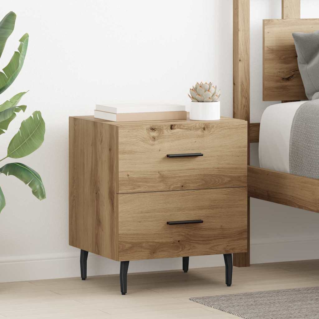Nattbordskap artisan eik 40 x 35 x 47.5 cm Konstruert tre