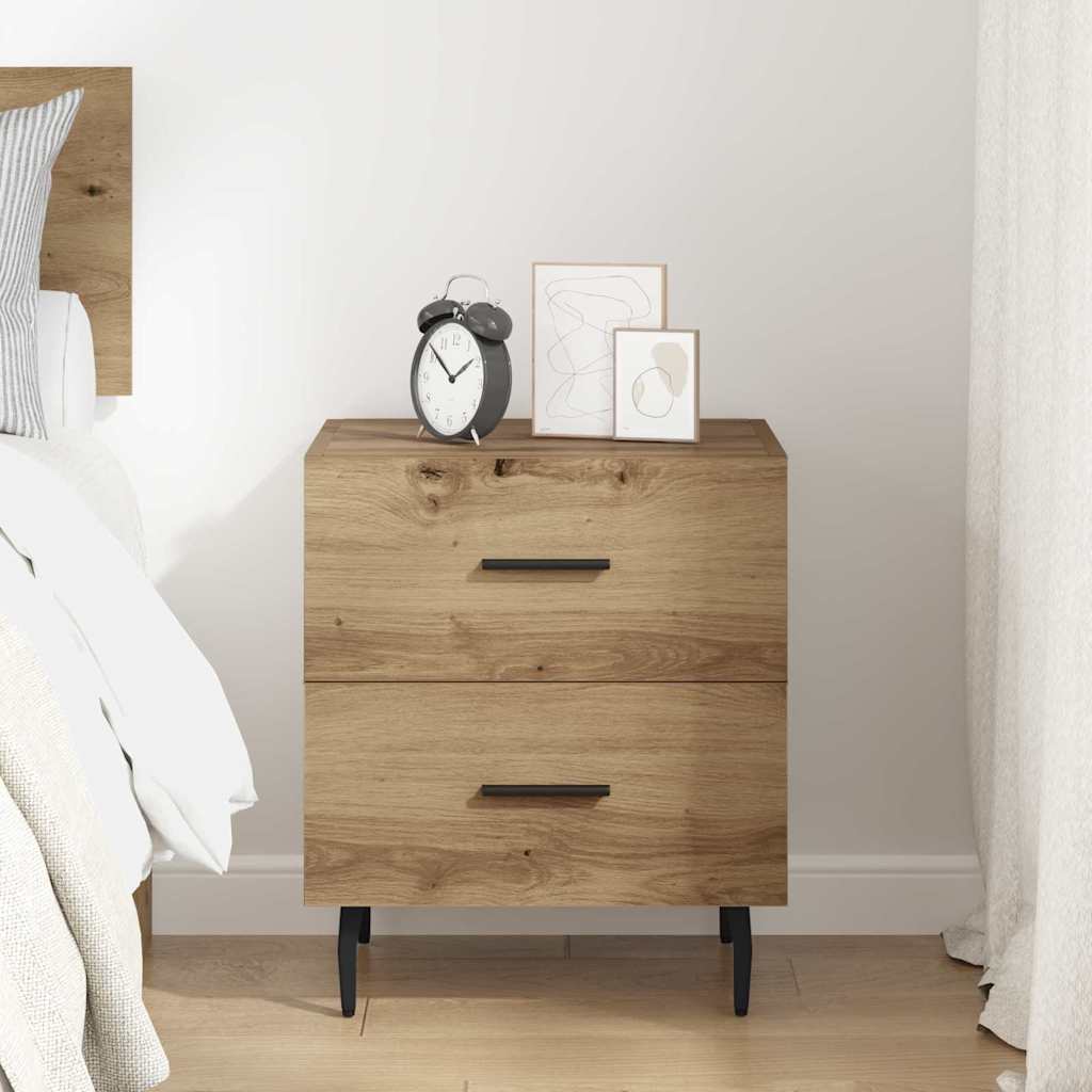 Nattbordskap artisan eik 40 x 35 x 47.5 cm Konstruert tre