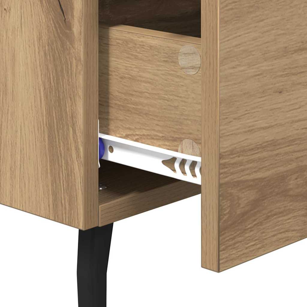 Nattbordskap 2 pcs Artisan Eik 40 x 35 x 47,5 cm Konstruert tre