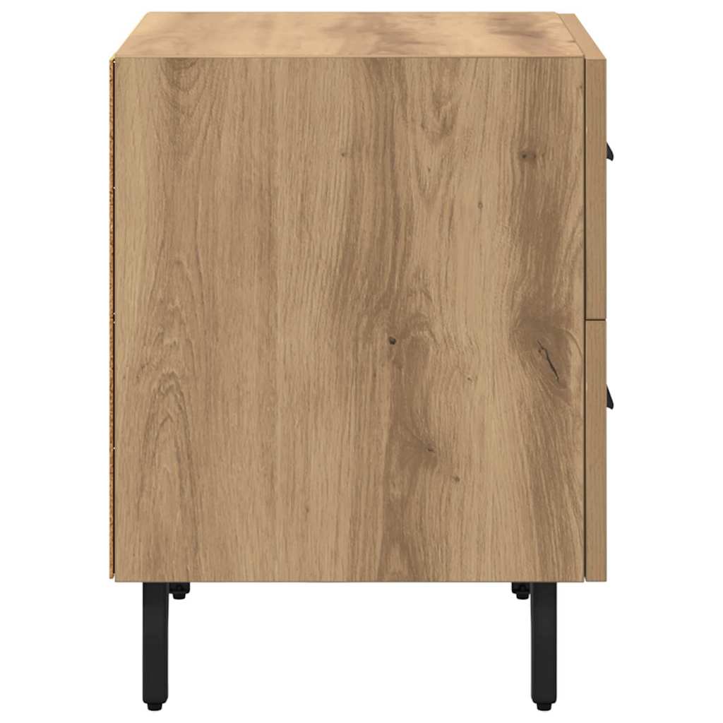 Nattbordskap 2 pcs Artisan Eik 40 x 35 x 47,5 cm Konstruert tre