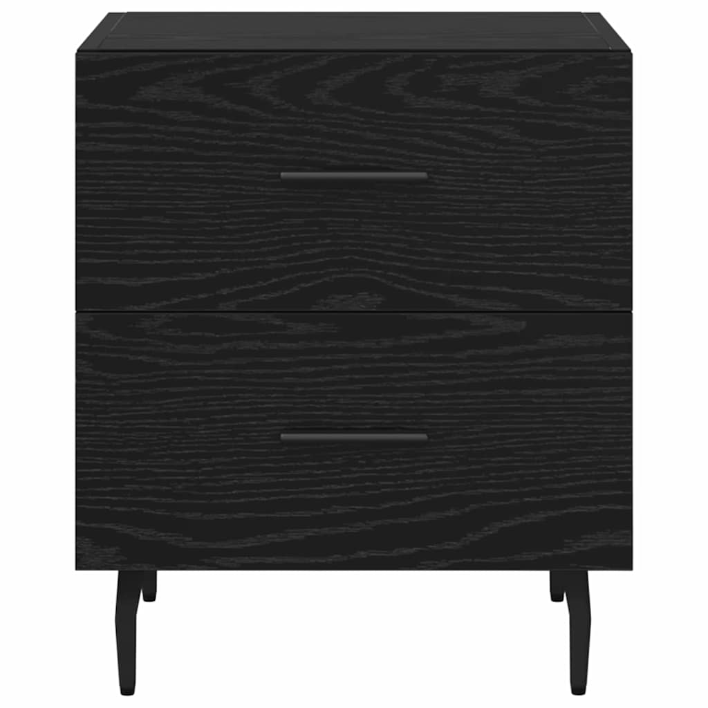 Nattbordskap Svart Eik 40 x 35 x 47,5 cm Konstruert tre