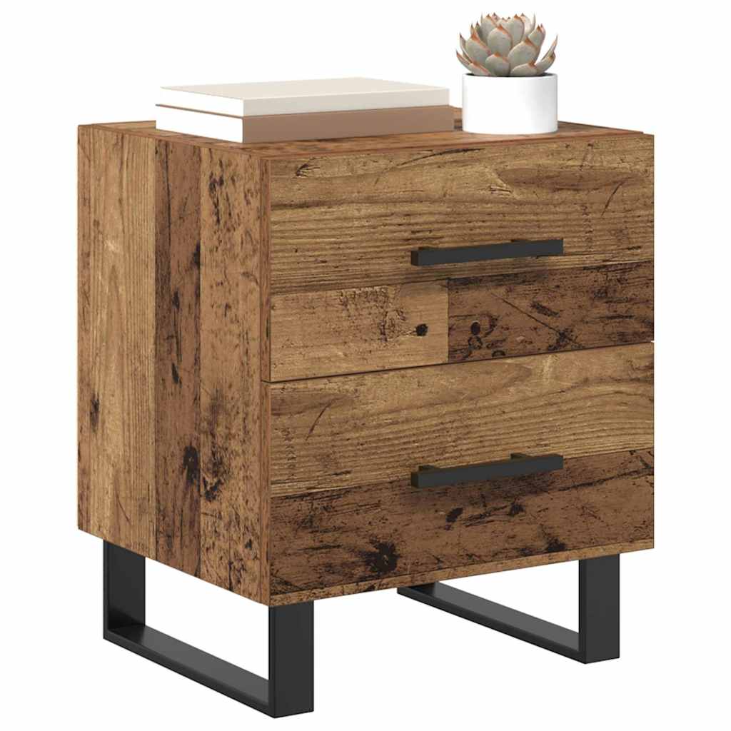 Nattbordskap Gammelt tre 40 x 35 x 47,5 cm Konstruert tre
